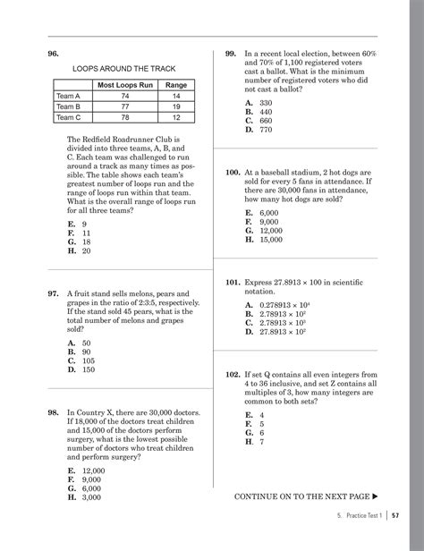 SHSAT Practice Test .